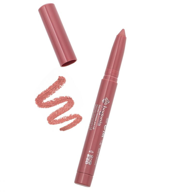 Помада-олівець водостійка для губ BOGENIA VELVET WATERPROOF MATTE STELLAR 006