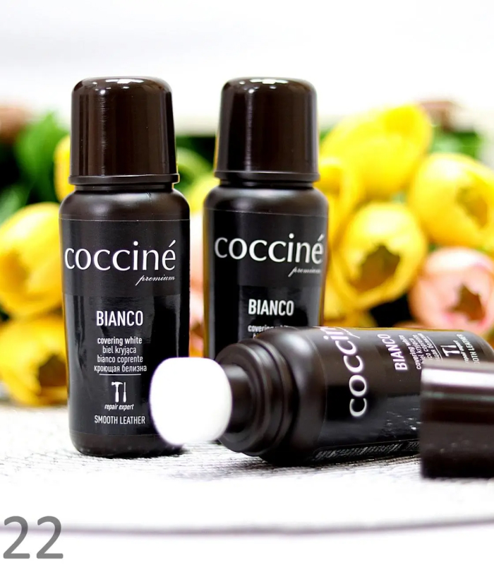 Біла крем-паста для взуття Coccine BIANCO 75мл_https://pinklab.com.ua