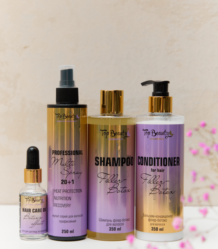 Набір філер-ботокс для волос Top Beauty