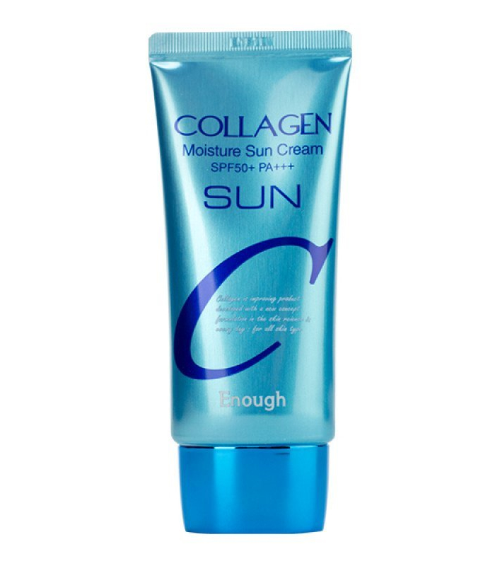 Сонцезахисний крем із коллагеном Enough Collagen Moisture Sun Cream SPF50+/PA+++_https://pinklab.com.ua
