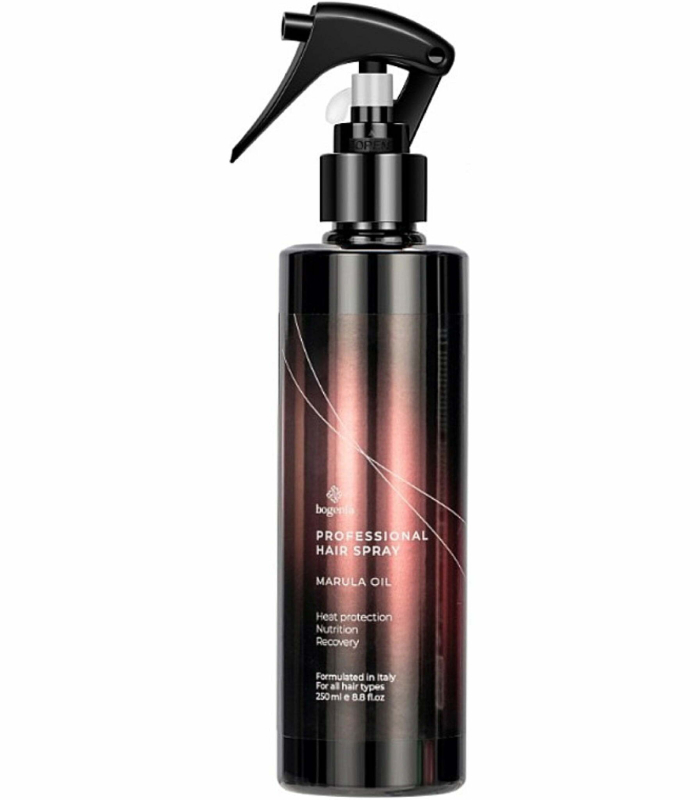 Спрей-термозахист для волосся Bogenia Professional Hair Spray Marula Oil з марулою