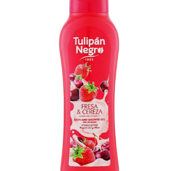 Гель для душу “Полуниця та вишня” Tulipan Negro Shower Gel_https://pinklab.com.ua/