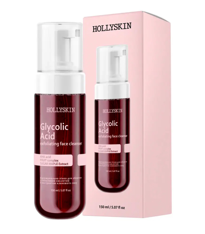 Пінка для обличчя HOLLYSKIN Glycolic Acid