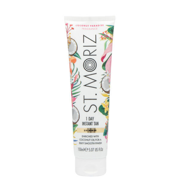 Бронзатор St Moriz Shimmer 1 Day Tan Coconut Paradise з легким ефектом засмаги 150 мл