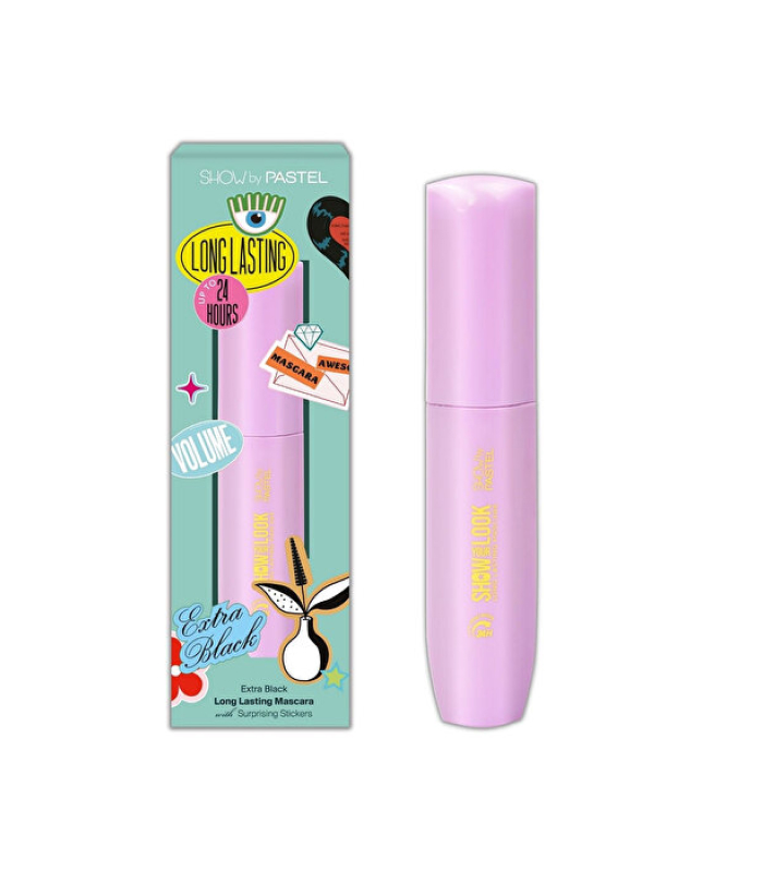 Стійка туш для вій Pastel Show Your Look Long Lasting Mascara, Black, 9 мл_https://pinklab.com.ua