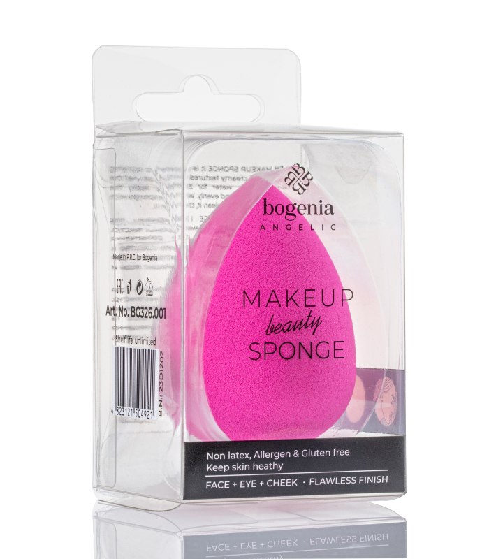 Спонж для макіяжу у формі краплі Bogenia_https://pinklab.com.ua