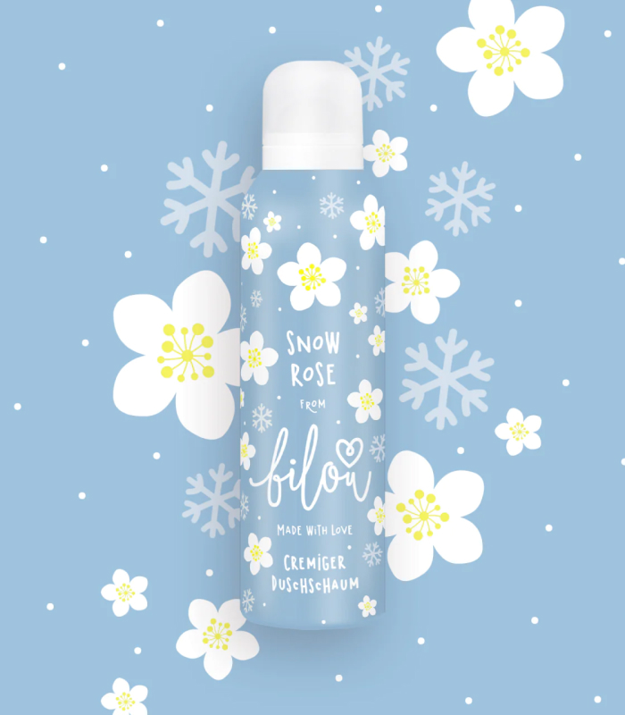 Пінка для душу Bilou Snow Rose_https://pinklab.com.ua