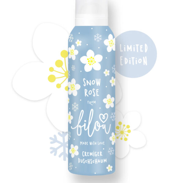 Пінка для душу Bilou Snow Rose_https://pinklab.com.ua