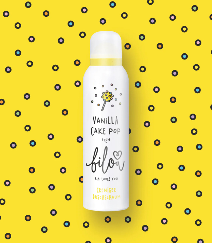 Пінка для душу Bilou Vanilla Cake Pop, ванільне тістечко_https://pinklab.com.ua