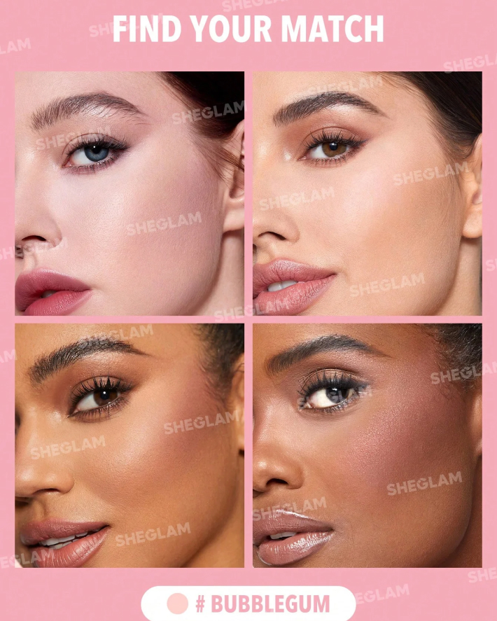 Подвійна пудра для обличчя 2 в 1 Sheglam Bubblegum_https://pinklab.com.ua