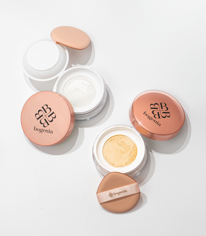 Матуюча розсипчаста пудра для обличчя Bogenia Angelic_https://pinklab.com.ua