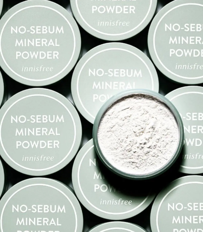Мінеральна розсипчаста пудра для обличчя Innisfree No Sebum Mineral Powder, 5г_https://pinklab.com.ua