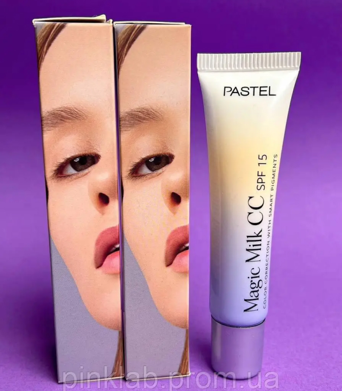 СС-крем для обличчя Pastel Magic Milk CC SPF 15, 50 Light Medium, 30 мл_https://pinklab.com.ua