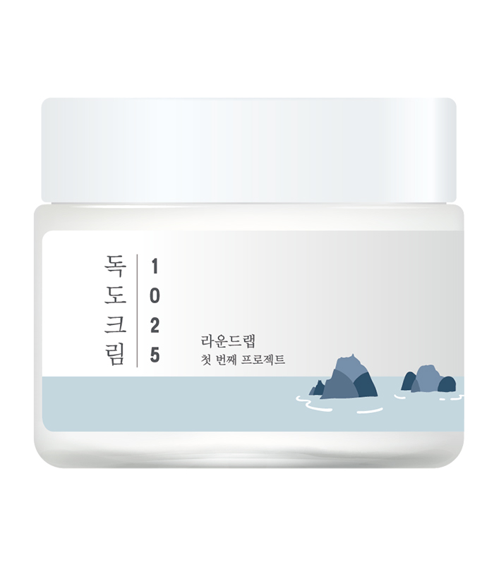 Зволожуючий крем з морською водою ROUND LAB 1025 Dokdo Cream 80 ml_https://pinklab.com.ua