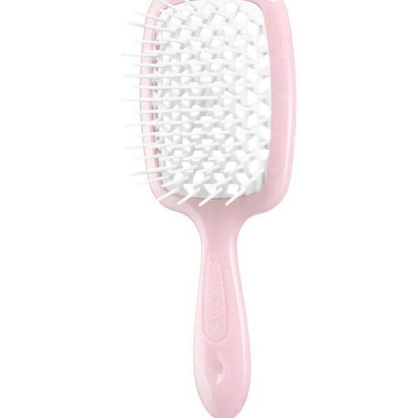 Щітка для волосся Janeke Superbrush (світло-рожева з білим)_https://pinklab.com.ua