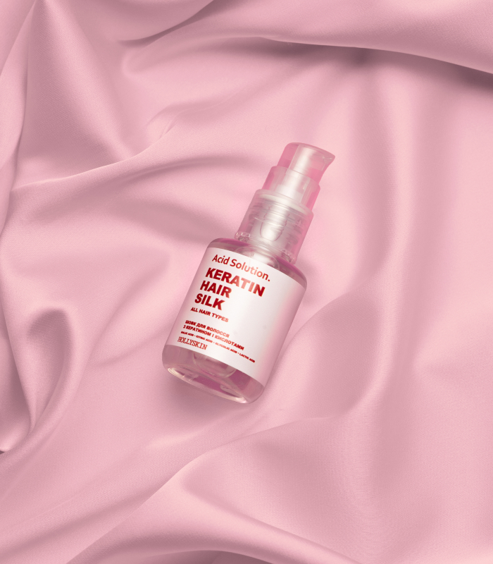Шовк для волосся з кератином і кислотами HOLLYSKIN Acid Solution.)_https://pinklab.com.ua