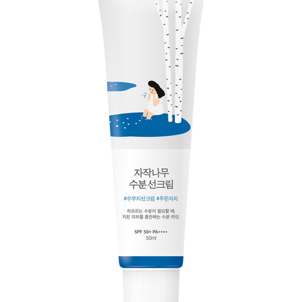 Сонцезахисний крем з березовим соком Round Lab Birch Juice Moisturizing Sunscreen 50 мл_https://pinklab.com.ua