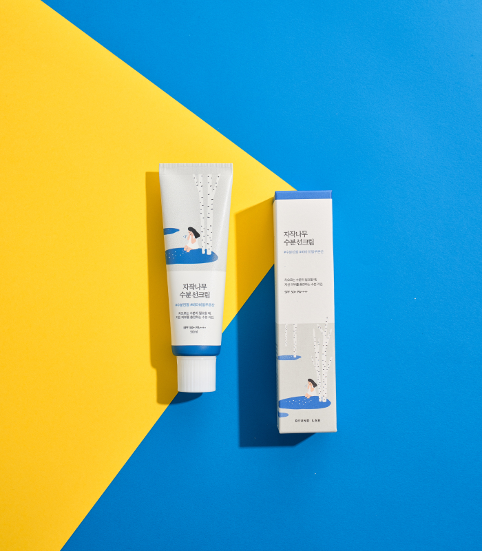 Сонцезахисний крем з березовим соком Round Lab Birch Juice Moisturizing Sunscreen 50 мл_https://pinklab.com.ua