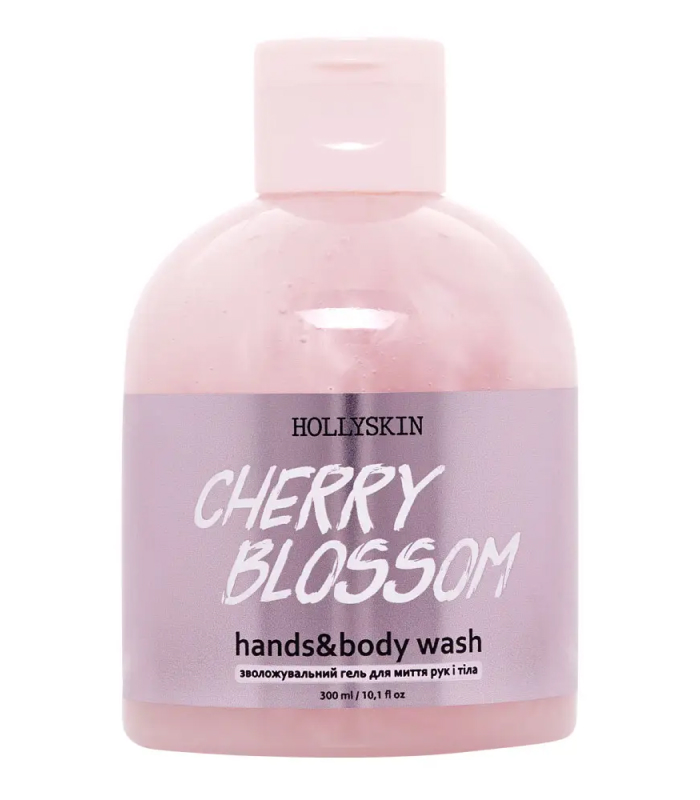 Зволожувальний гель для миття рук і тіла HOLLYSKIN Cherry Blossom_https://pinklab.com.ua