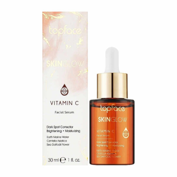 Сироватка для обличчя з вітаміном С TopFace Skin Glow Vegan Vitamin C Facial Serum, 30 мл_https://pinklab.com.ua