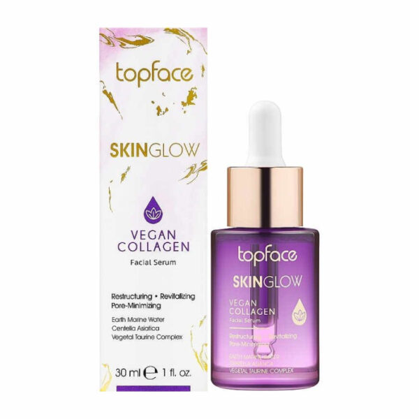 Колагенова сироватка для обличчя TopFace Skin Glow Vegan Collagen Facial Serum, 30 мл_https://pinklab.com.ua