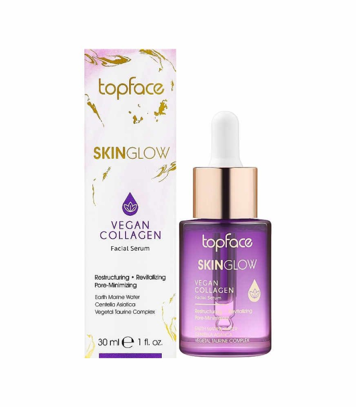 Колагенова сироватка для обличчя TopFace Skin Glow Vegan Collagen Facial Serum, 30 мл_https://pinklab.com.ua