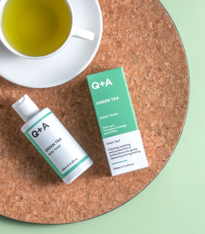 Заспокійливий тонер Q+A Green Tea Daily Toner_https://pinklab.com.ua