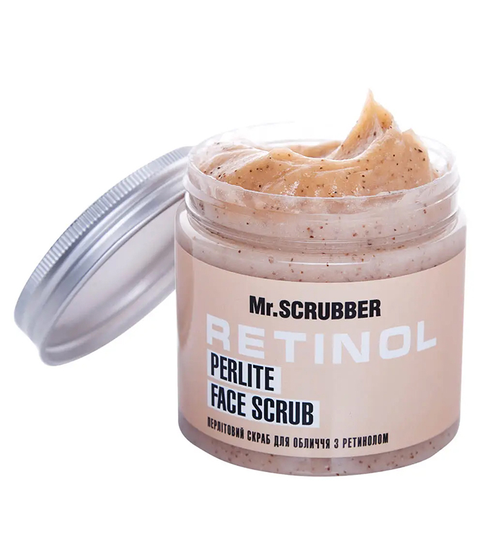 Перлітовий скраб для обличчя з ретинолом Retinol Perlite Face Scrub Mr.SCRUBBER_https://pinklab.com.ua