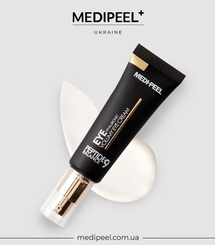 pinklab_пінклаб_Омолоджувальний крем для шкіри навколо очей з пептидами Medi-Peel Peptide 9 Hyaluronic Volumy Eye Cream, 40 мл