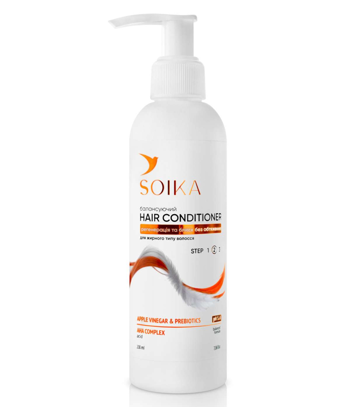 Кондиціонер для жирного типу волосся Soika_https://pinklab.com.ua