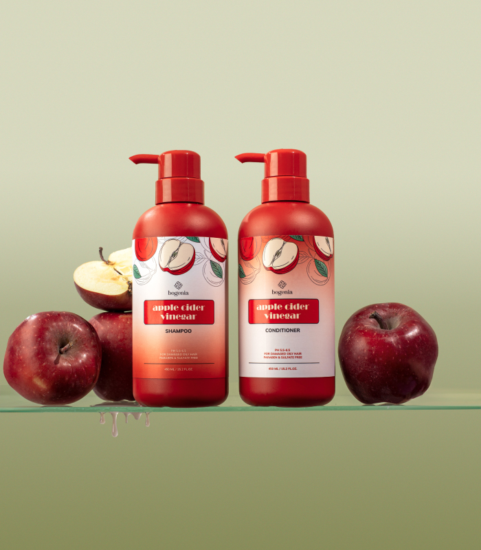 Набір для волосся Bogenia Apple Cider_https://pinklab.com.ua