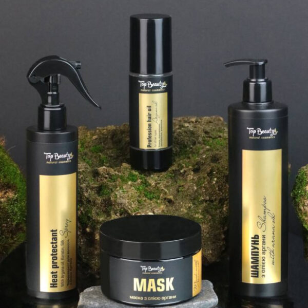 pinklab_пінклаб_Набір аргановий для догляду за волоссям Top Beauty