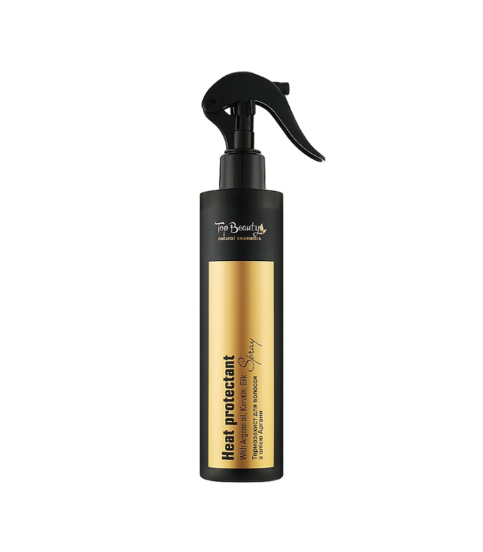 pinklab_пінклаб_Спрей-термозахист для волосся з аргановим маслом Top Beauty Heat Protectant Spray 250 мл