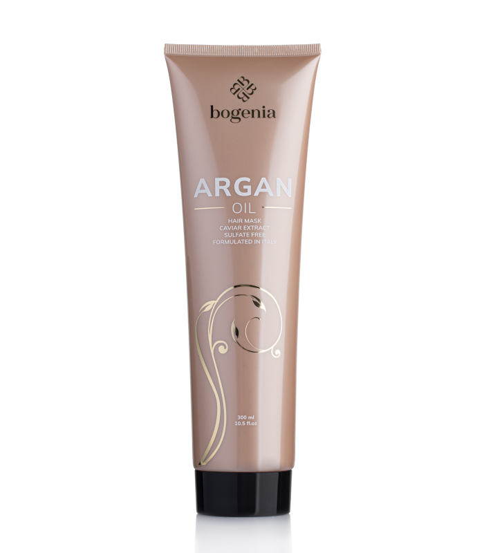 Маска для волосся Bogenia BG411.003 Argan Oil & Caviar Extract 300 мл._https://pinklab.com.ua