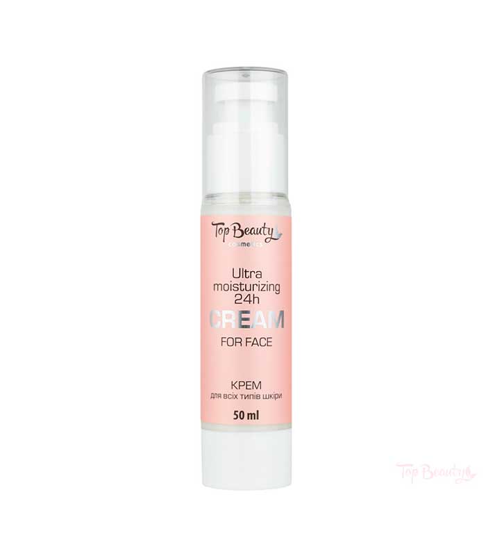 pinklab_пінклаб_Крем для обличчя ультразволожуючий Top Beauty 24 годин зволоження 50 мл