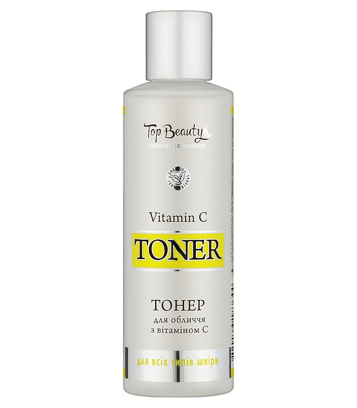 pinklab_пінклаб_Тонер для обличчя з вітаміном С Top Beauty Toner Vitamin C зволожуючий 200 мл