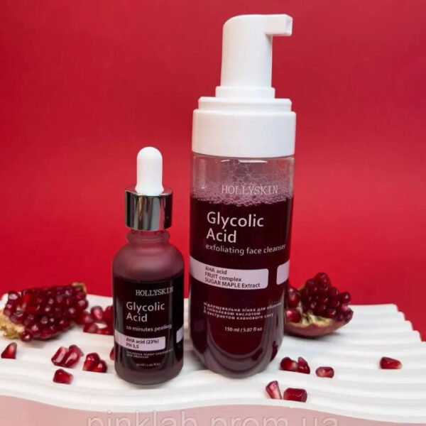 pinklab_пінклаб_Набір для обличчя Hollyskin: пінка і кровавий пілінг-сироваткаHollyskin: пінка і кровавий пілінг-сироватка