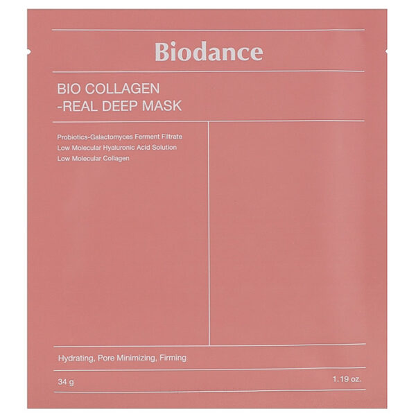pinklab_пінклаб_Гідрогелева маска з колагеном Biodance Bio Collagen Real Deep Mask Sheet