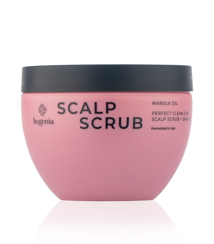 pinklab_пінклаб_Скраб-шампунь Богенія для шкіри голови Scalp Skrub MARULA Oil Bogenia 250 мл