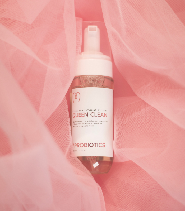 pinklab_пінклаб_Пінка для інтимної гігієни Queen Clean 150 мл