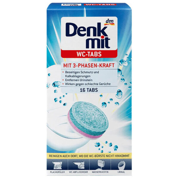 pinklab_пінклаб_Таблетки для зливного бачка Denkmit 16 шт