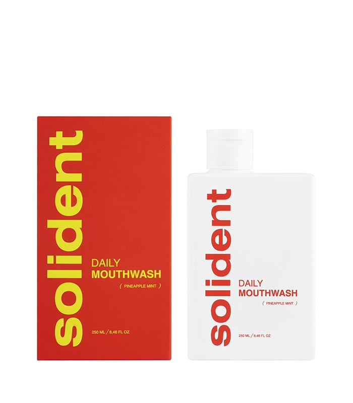 pinklab_пінклаб_Ополіскувач для ротової порожнини Solident Pineapple mint / ананас-м'ята