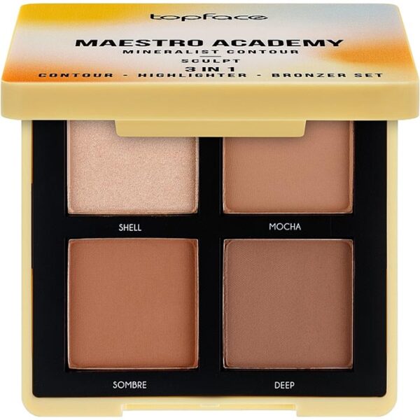 pinklab_пінклаб_Палетка Topface Maestro Academy Mineralist Contour