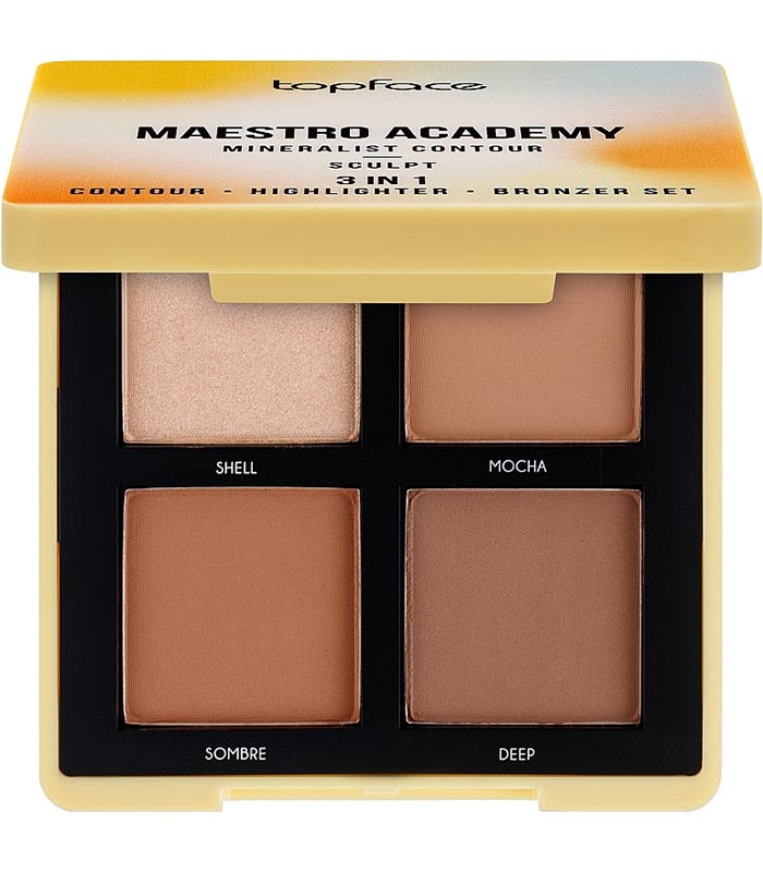 pinklab_пінклаб_Палетка Topface Maestro Academy Mineralist Contour