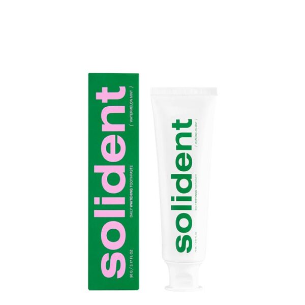 pinklab_пінклаб_Щоденна відбілювальна зубна паста Solident Original mint / ананас-м'ята, 90 g_зубная паста_Відбілювальна зубна паста Solident кавун-м'ята