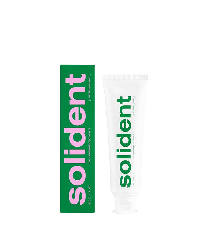 pinklab_пінклаб_Щоденна відбілювальна зубна паста Solident Original mint / ананас-м'ята, 90 g_зубная паста_Відбілювальна зубна паста Solident кавун-м'ята
