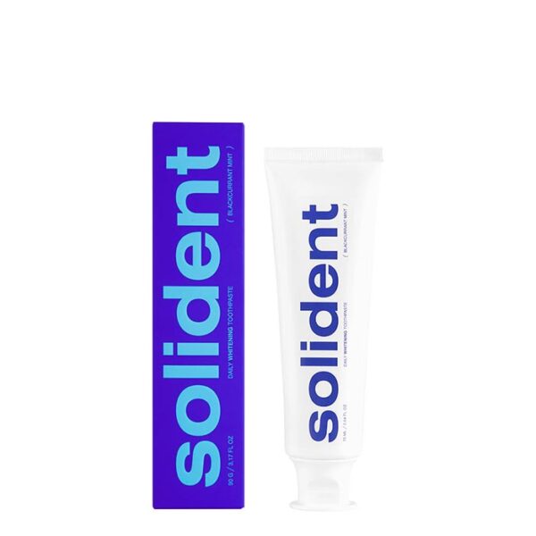 pinklab_пінклаб_Щоденна відбілювальна зубна паста Solident Original mint / м'ята, 90 g_зубная паста_Щоденна відбілювальна зубна паста Solident Blackcurrant mint / смородина-м'ята, 90 g