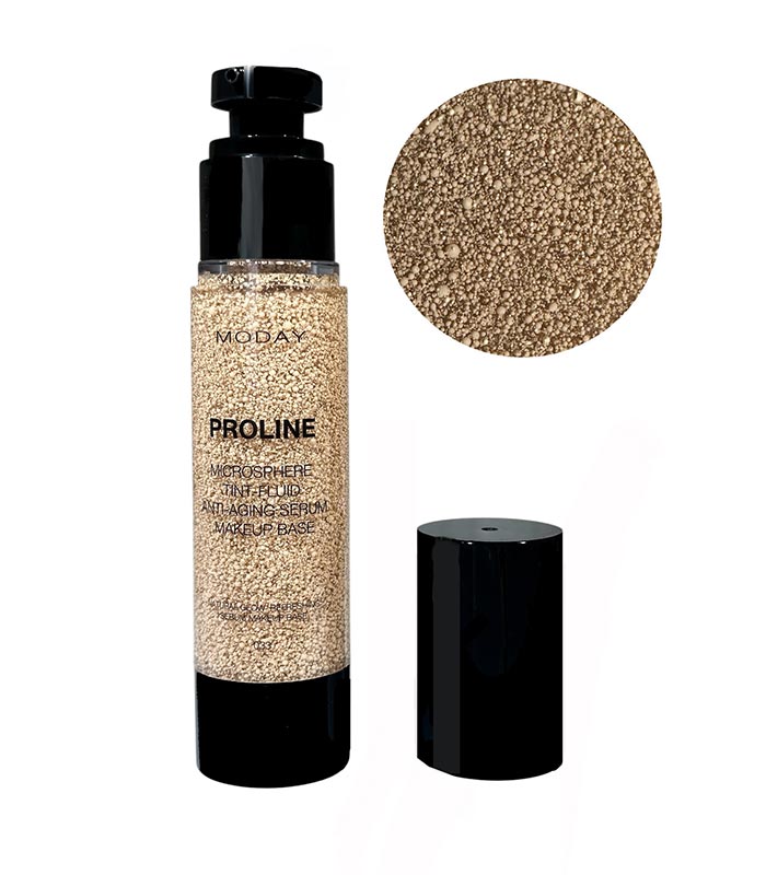 pinklab_пінклаб_Мікросферичний тінт-флюїд для макіяжу MODAY Microsphere Tint-fluid на основі аргініну та екстракту гіркого апельсину № 033, світлий бежевий. 50 мл