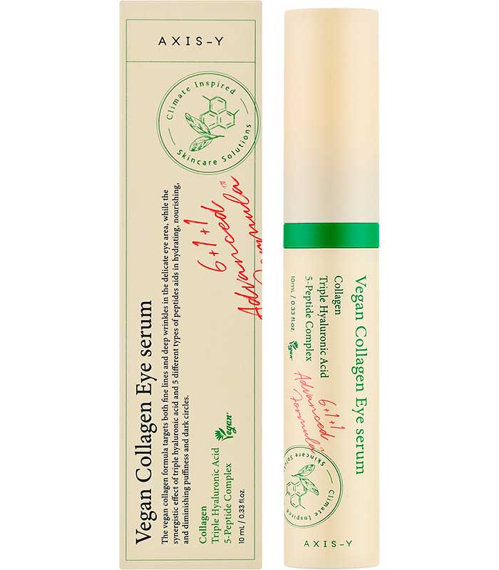 pinklab_пінклаб_Сироватка для зони навколо очей AXIS-Y Vegan Collagen Eye Serum