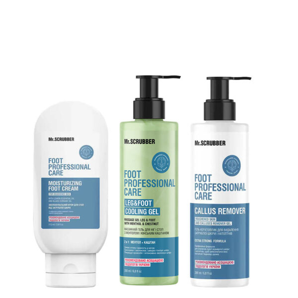 Набір для ніг гель кератолік + гель масажу = подарунок крем для ніг